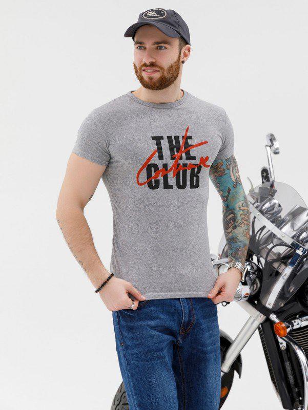 Мужская футболка ISSA Plus XL Серый (GN4-22)