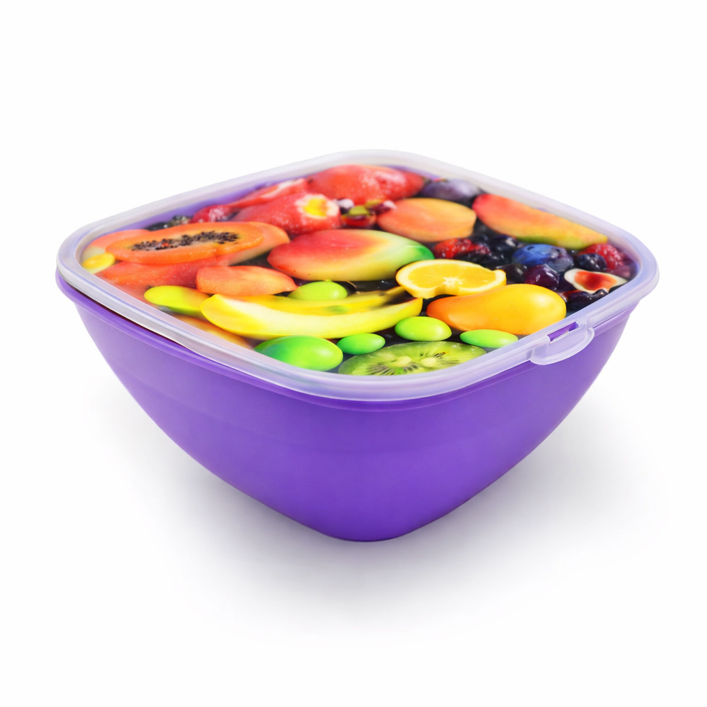 Миска с крышкой PB-225 1,5 л 19х19х8 см Фиолетовый (33088499) Миска с крышкой PB-225 1,5 л 19х19х8 см Фиолетовый (33088499)