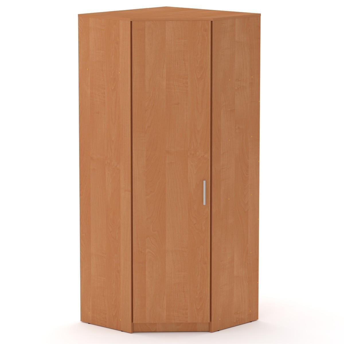 Шафа кутова для одягу Компаніт Шафа-3У Вільха