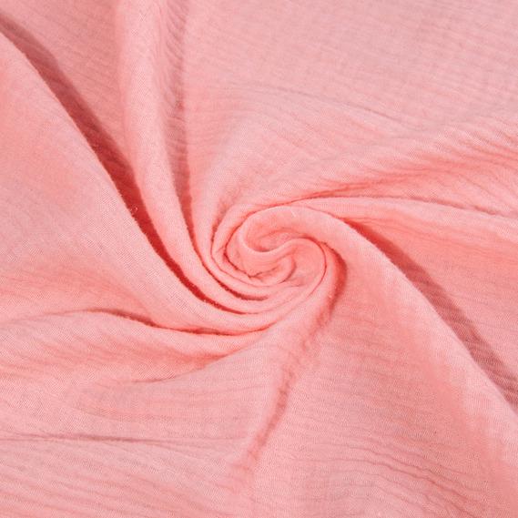 Ткань плательная IDEIA Муслин крэш 1,35 м Розовый персик (2200004224053)