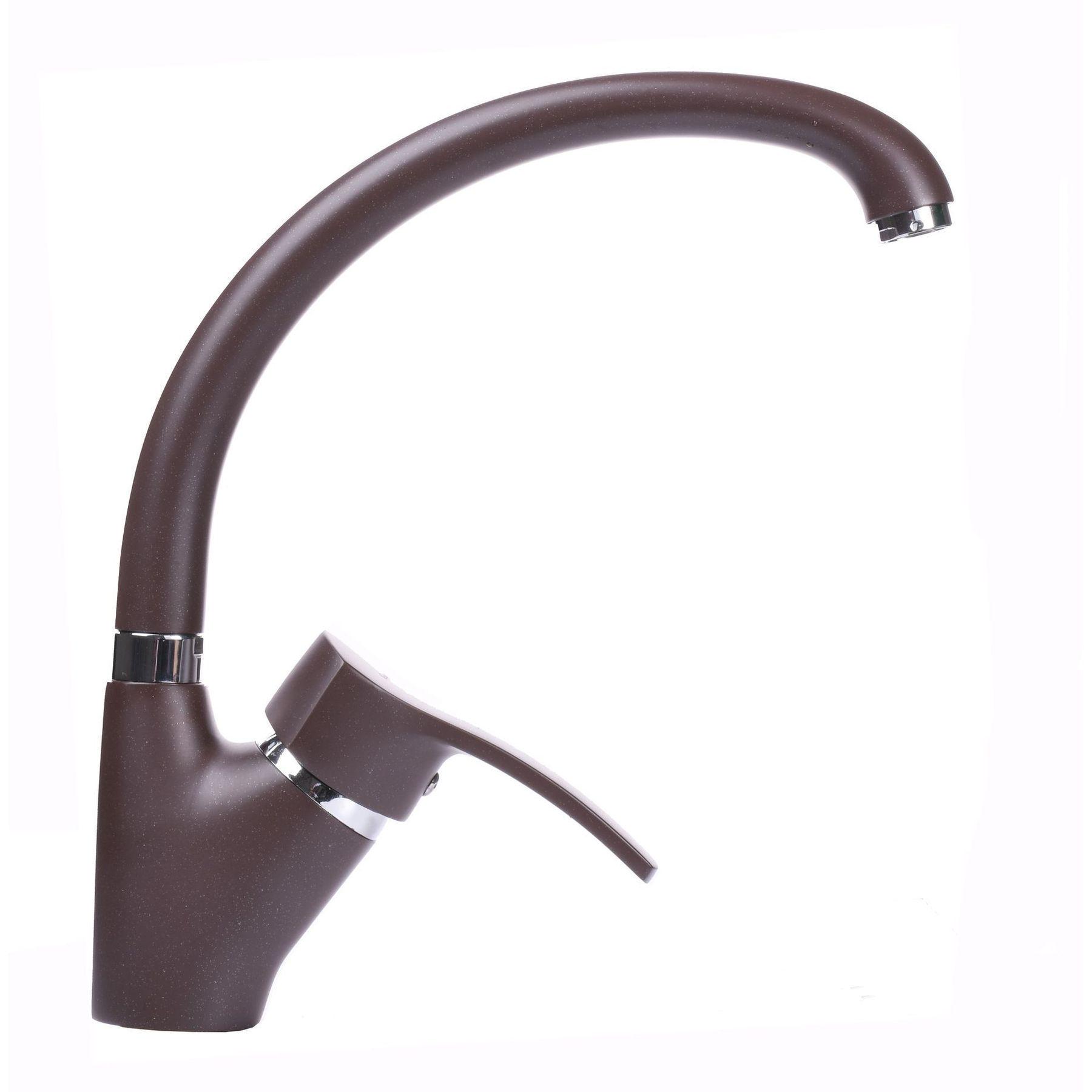 Смеситель для кухни Globus Lux Queensland GLQU-0203S-BIG-6-Marone (0078)