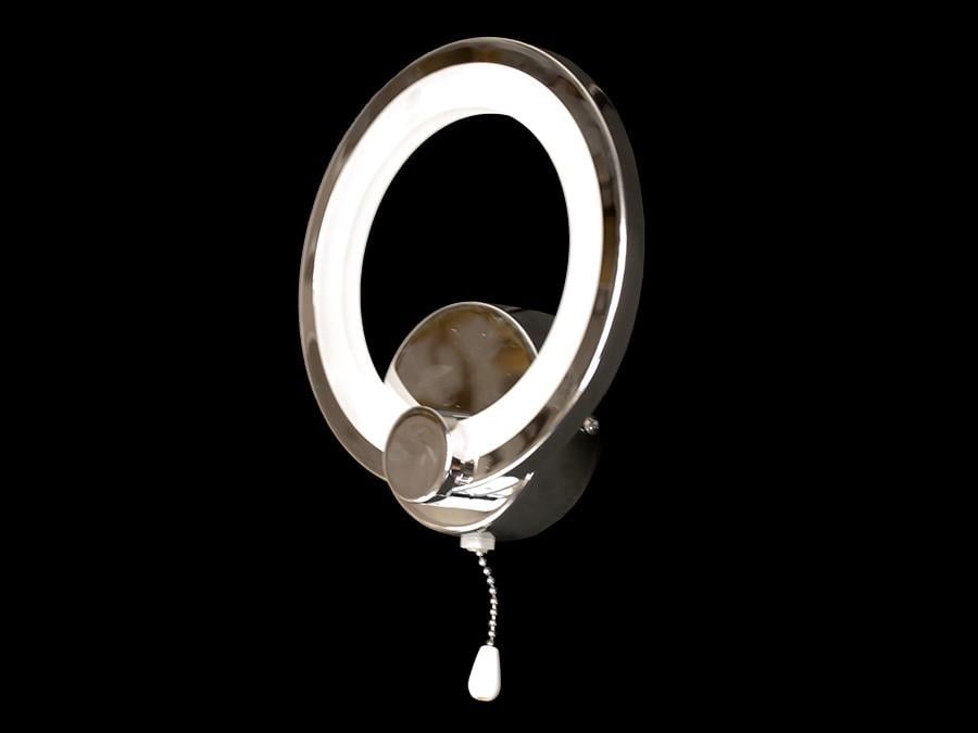 Настенный светильник 8022-1HR-LS 17W Хром - фото 2