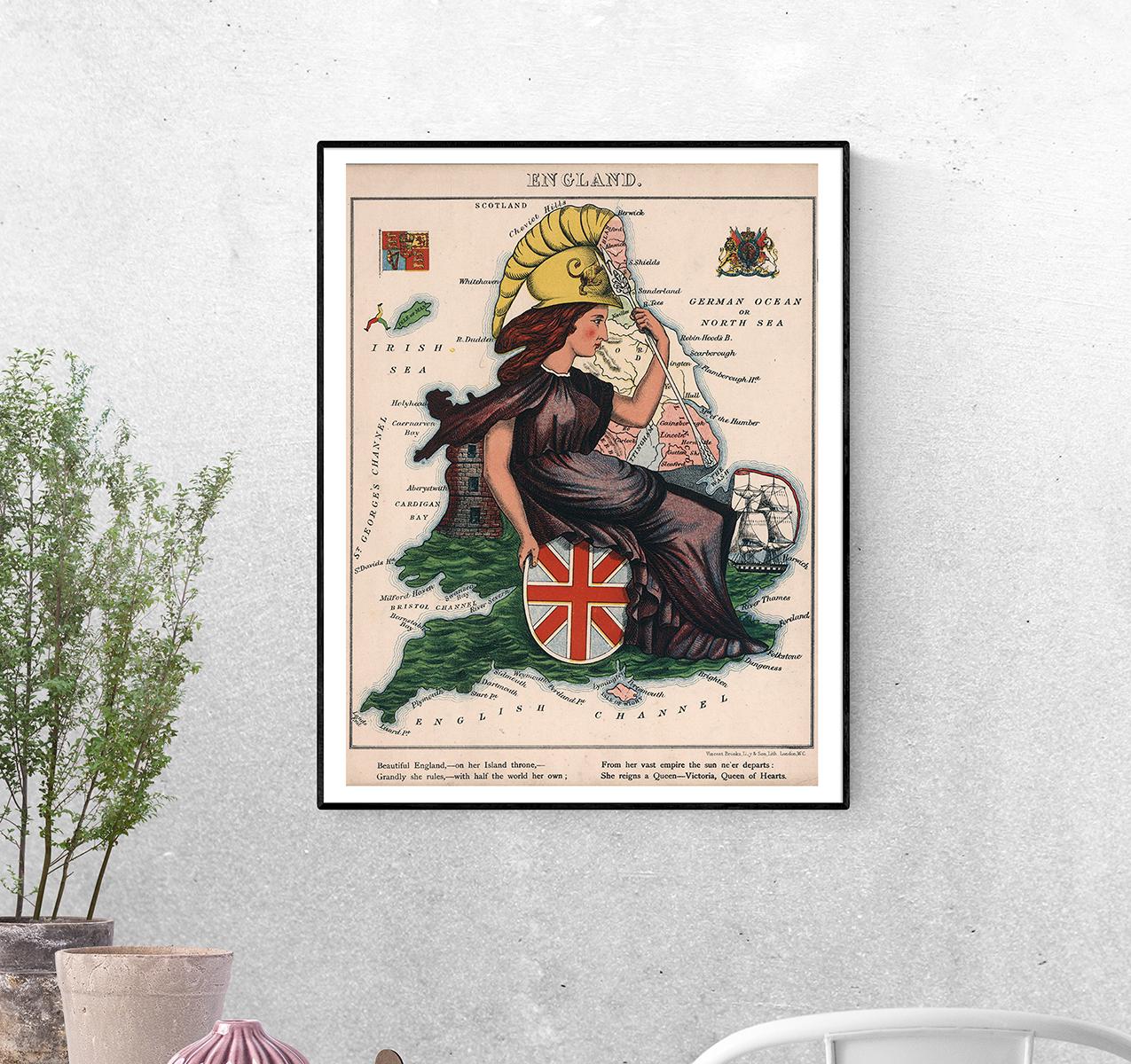 Постер Карикатура на Европу формат А-2