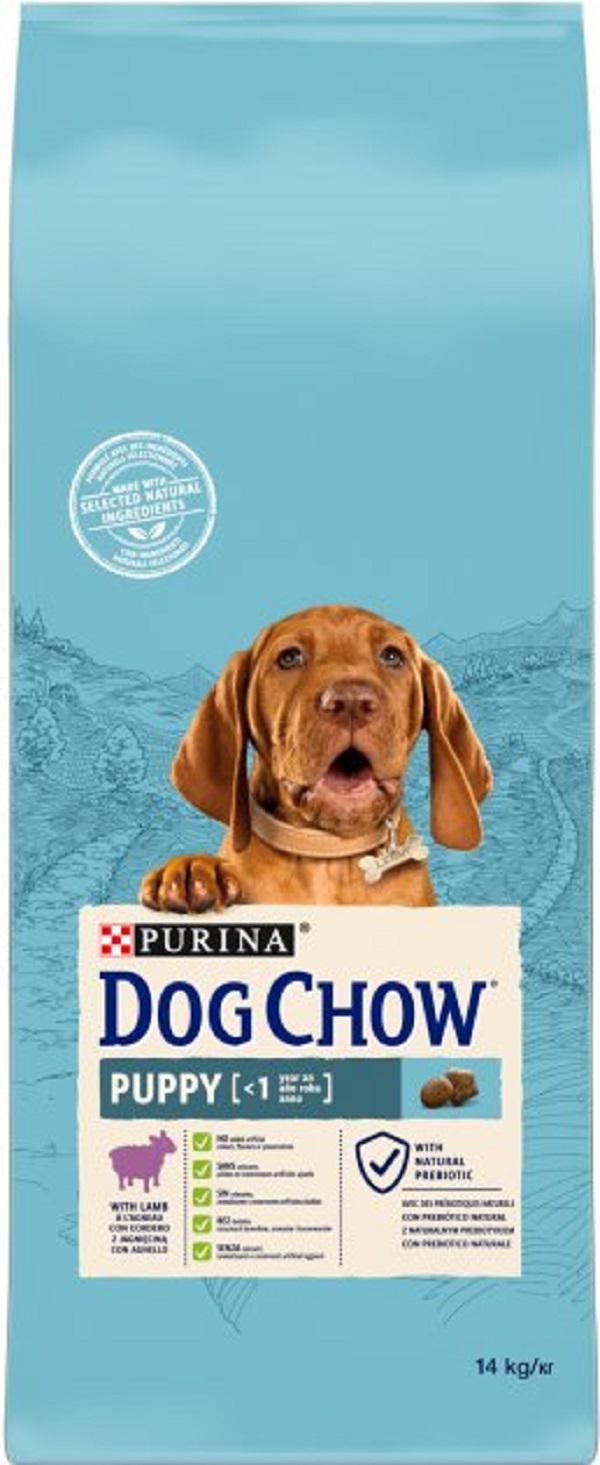 Корм сухий для цуценят Purina Dog Chow Puppy з ягнятком 14 кг (7613034487872)