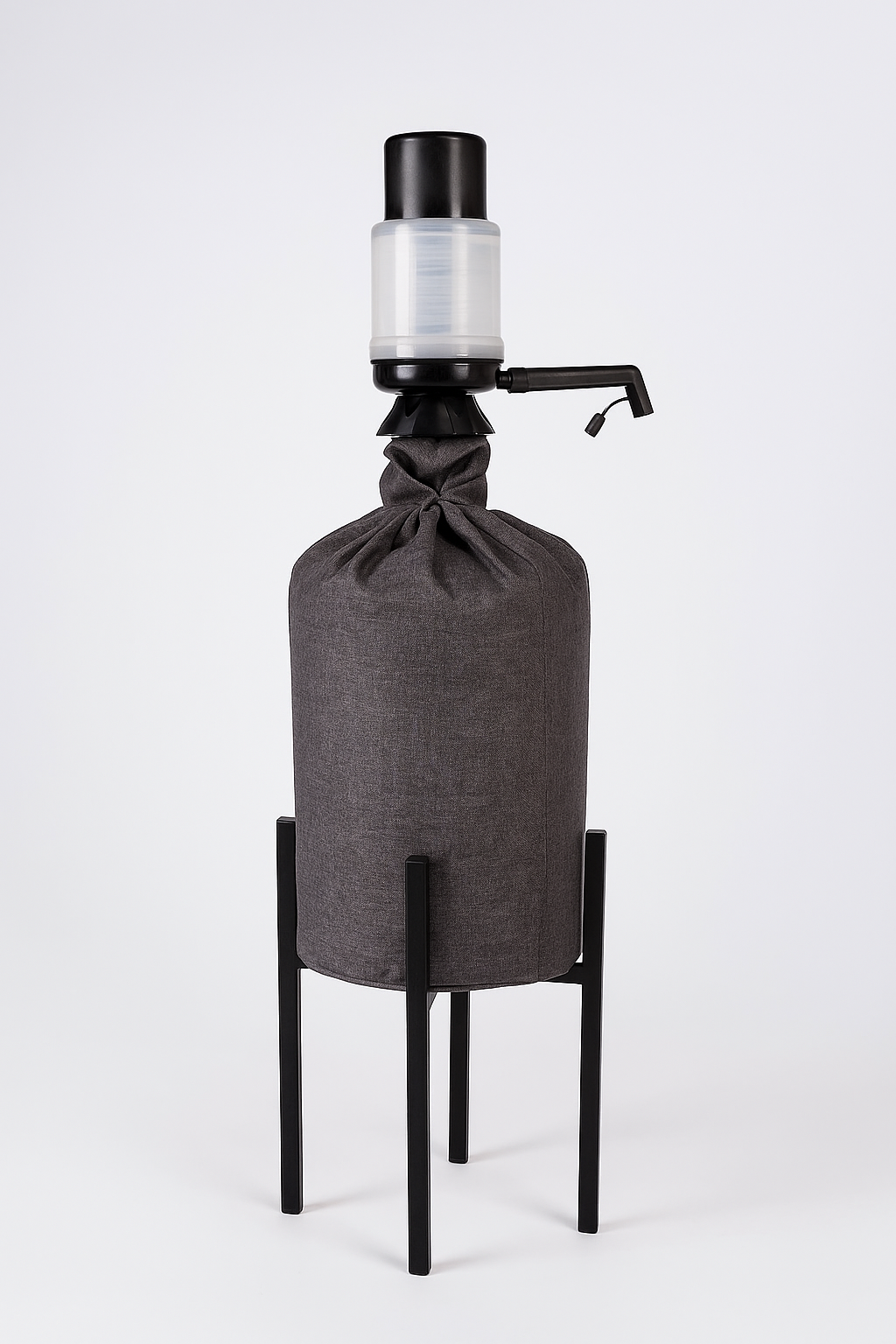 Подставка под бутыль металлическая 40 см с чехлом (29614500)