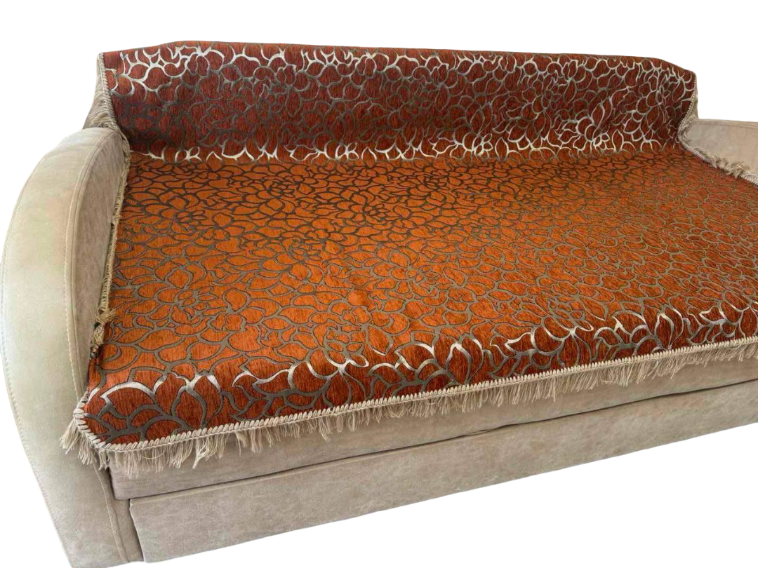 Покривало на ліжко гобелен 150х200 см та накидки Яскраво-коричневий (Д-gobelen-new-003-01) - фото 1 Покривало на ліжко гобелен 150х200 см та накидки Яскраво-коричневий (Д-gobelen-new-003-01) - фото 1