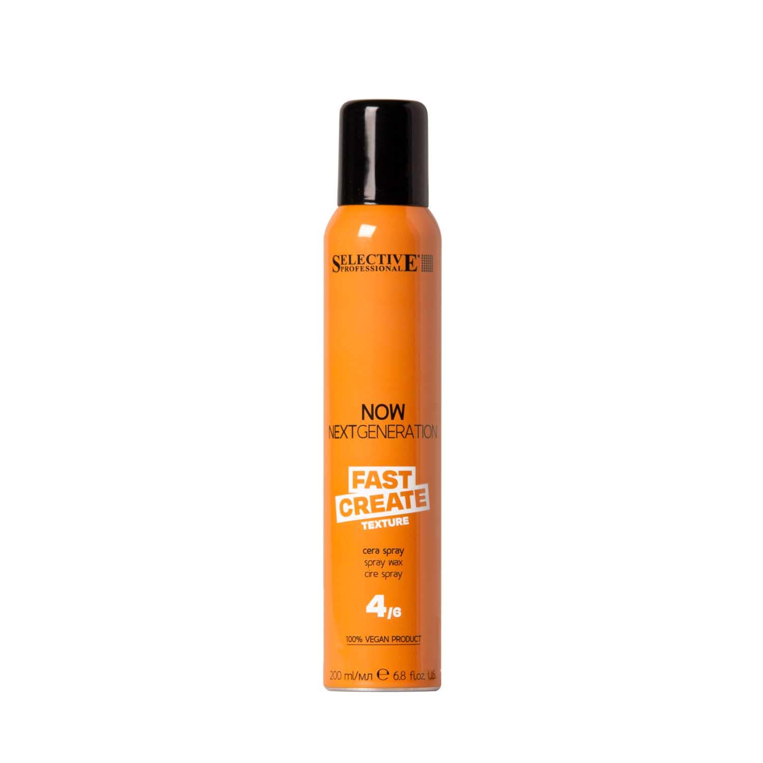 Спрей-воск для волос Selective Professional Wax Fast Create Spray 200 мл (38399039)