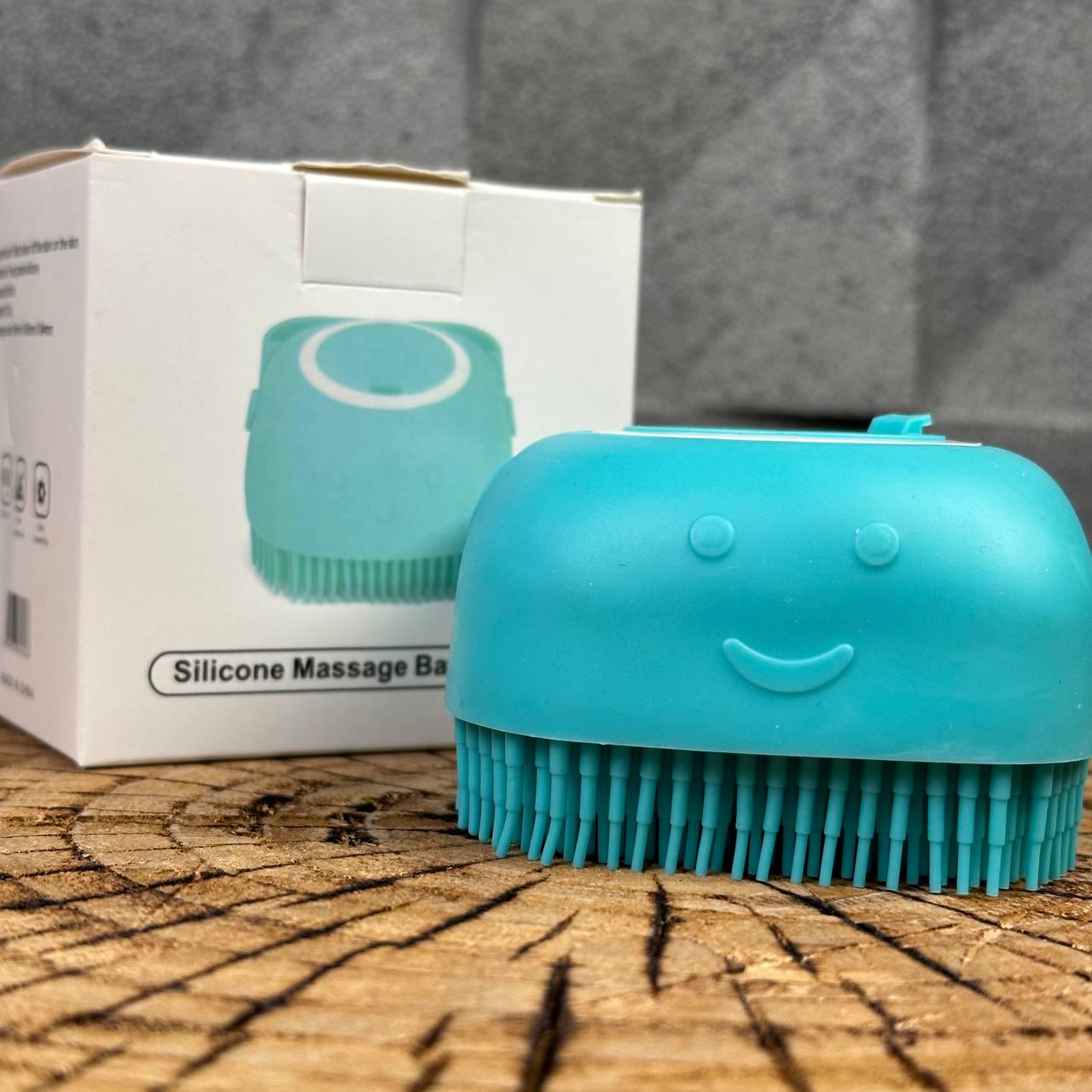 Щетка для душа для собак котов с дозатором мыла силиконовая Щетка для душа для собак котов с дозатором мыла силиконовая