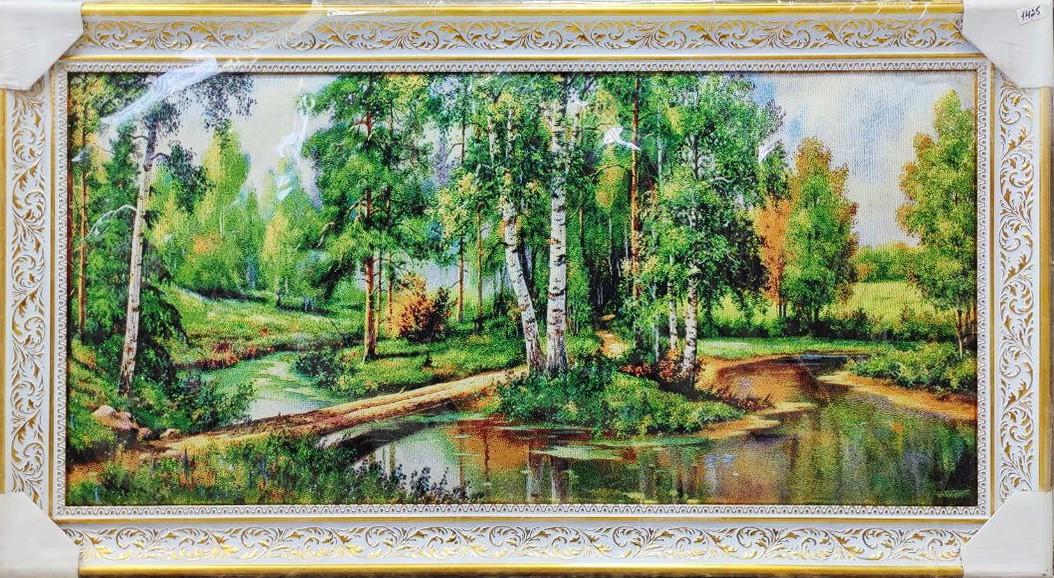 Картина-гобелен "Тайны зеленого берега" 80x40 см (2595059071)
