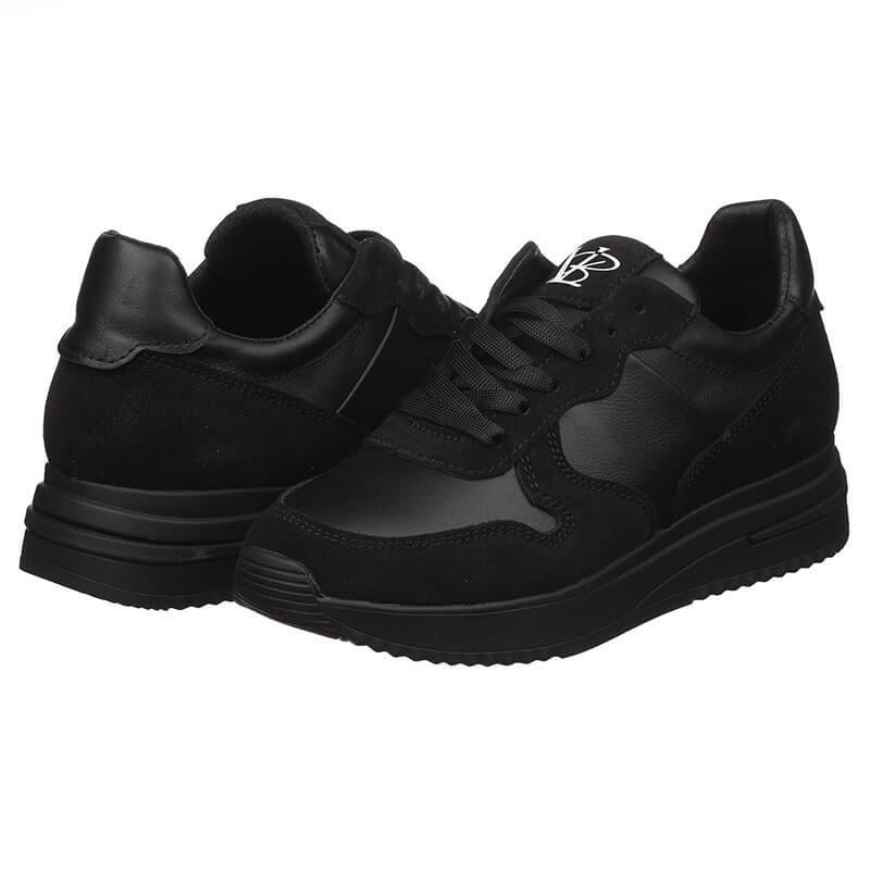 Кроссовки женские BestVak 10231.1-01 кожа р. 39 Черный (03311)