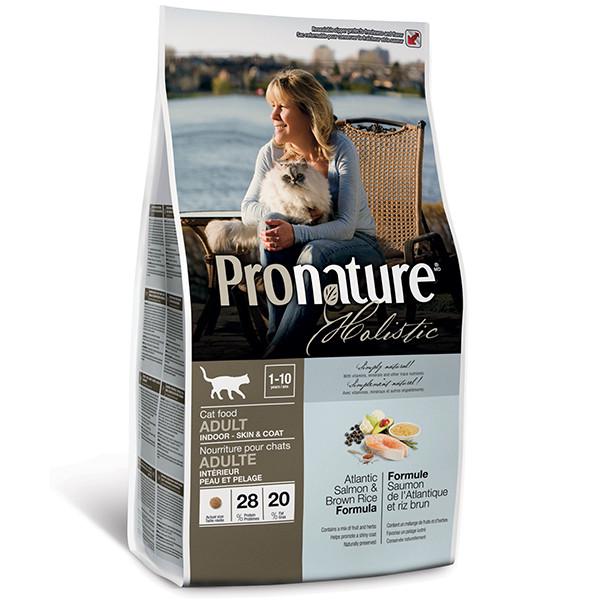 Корм сухой для котов Pronature Holistic Atlantic Salmon & Brown Rice 5,44 кг (21900564)
