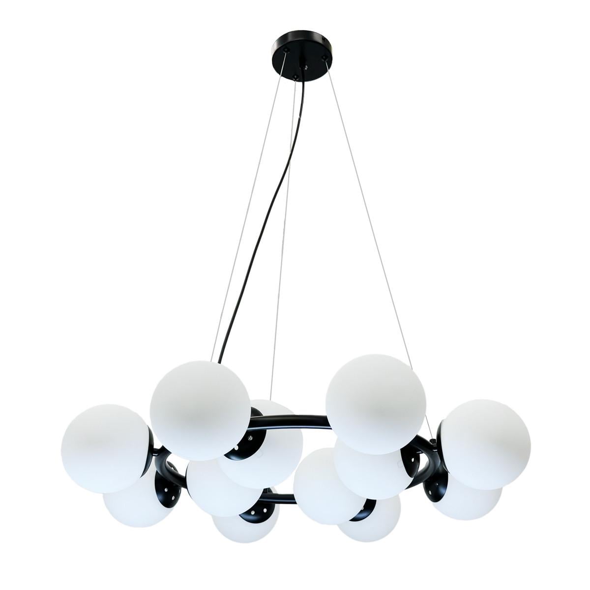 Люстра підвісна Numina MS-D9708/12 BK Чорний (31424621)