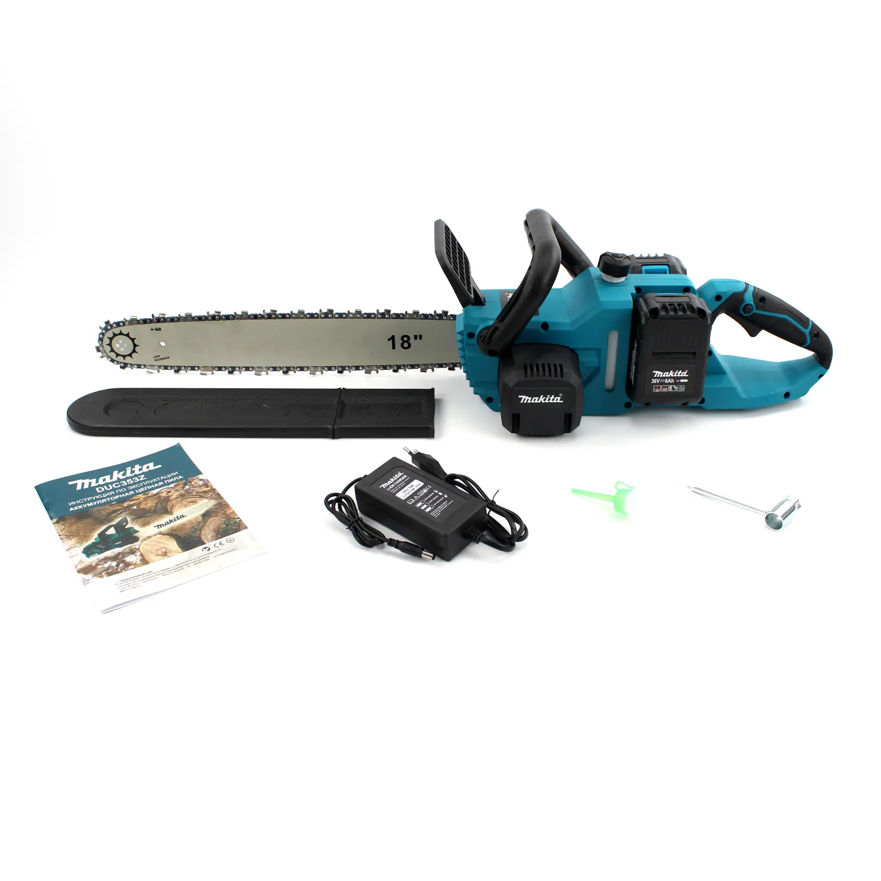 Пила ланцюгова акумуляторна Makita DUC353Z 36V 6Ah шина 45 см (28555054)