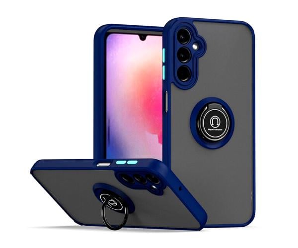 Чохол-накладка TPU Color Matte Ring для Samsung Galaxy A24 4G Синій