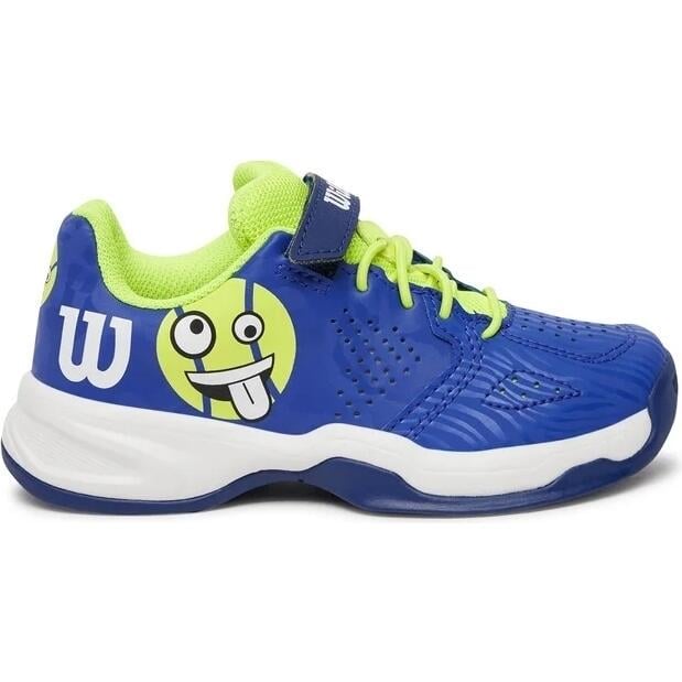 Кроссовки теннисные детские Wilson KAOS EMO KIDS р. 30,5 Сине-лимонный (WRS331820)