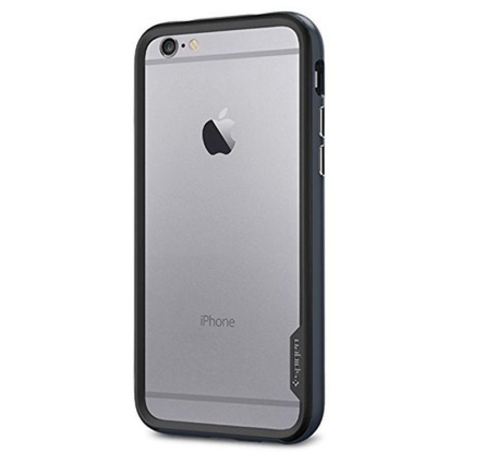 Чехол-бампер Spigen SGP Neo Hybrid EX Series Bumper for iPhone 6/6S, Metal Slate (SGP11023)