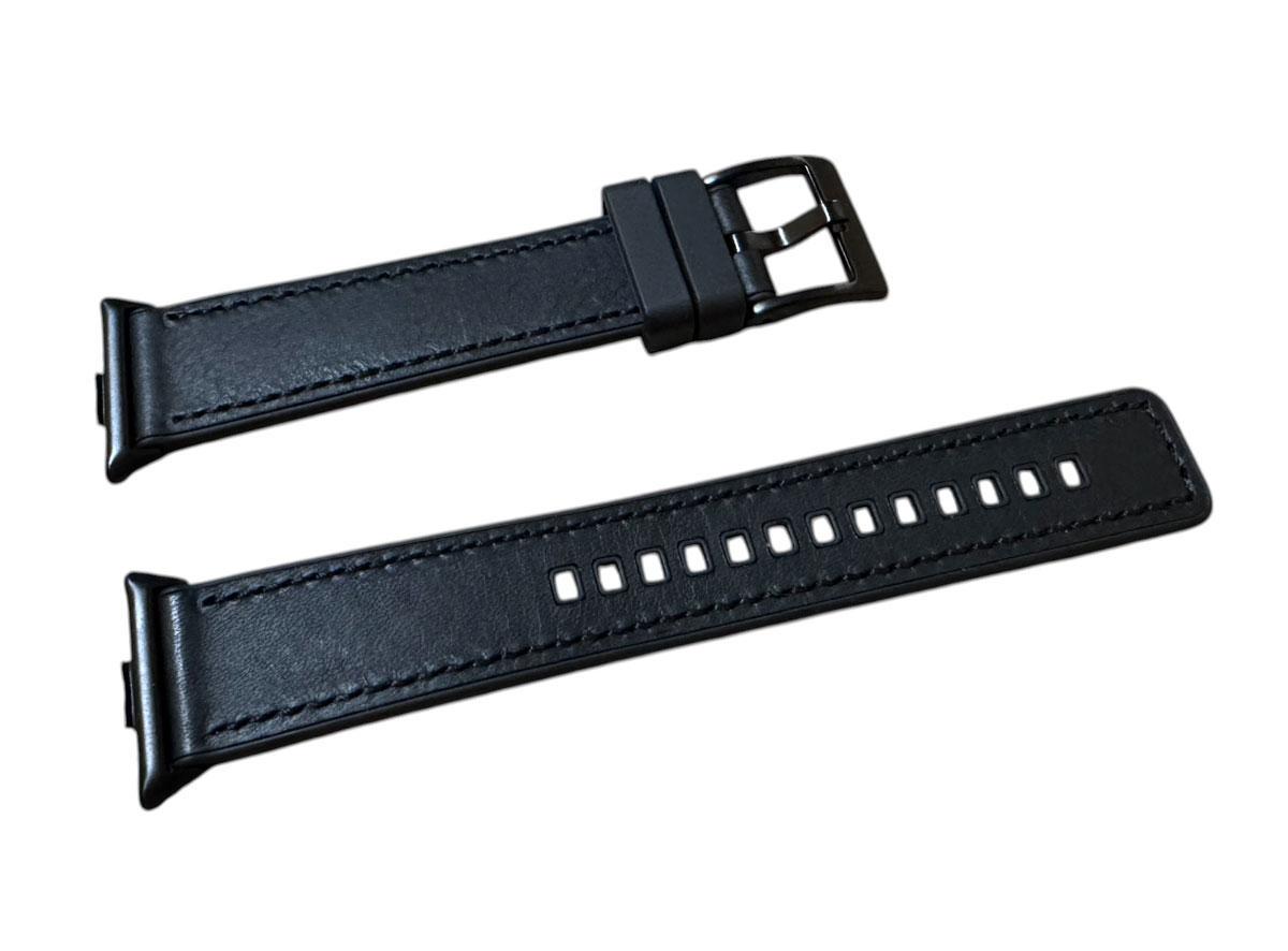 Ремешок Primolux Leather Silicone для смарт-часов Xiaomi Redmi Watch 4/Xiaomi Smart Band 8 Pro Black (2702726277) - фото 3 Ремешок Primolux Leather Silicone для смарт-часов Xiaomi Redmi Watch 4/Xiaomi Smart Band 8 Pro Black (2702726277) - фото 3