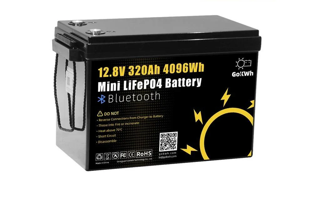 Аккумулятор для ИБП с Bluetooth GoKwh LifePo4 320 Ah 12V 4096Wh BMS (Gkw32012)