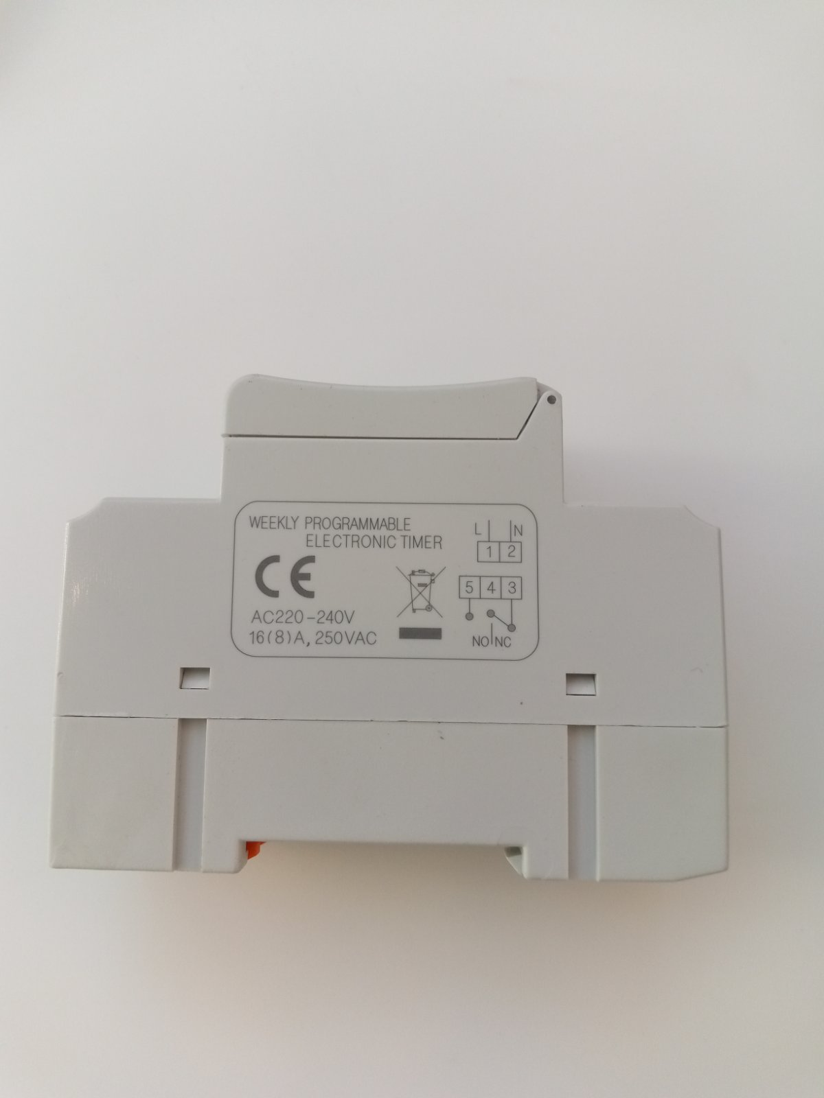 Таймер на DIN-рейку Lemanso NO-NC электронный с крышкой 16А (lm-692) - фото 4