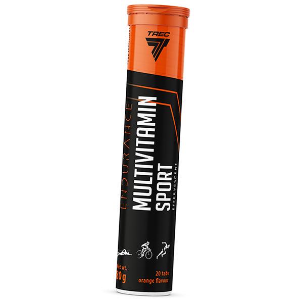 Мультивитамины Multivitamin Sport Effervescent Апельсин шипучие 20 таблеток (36101040)