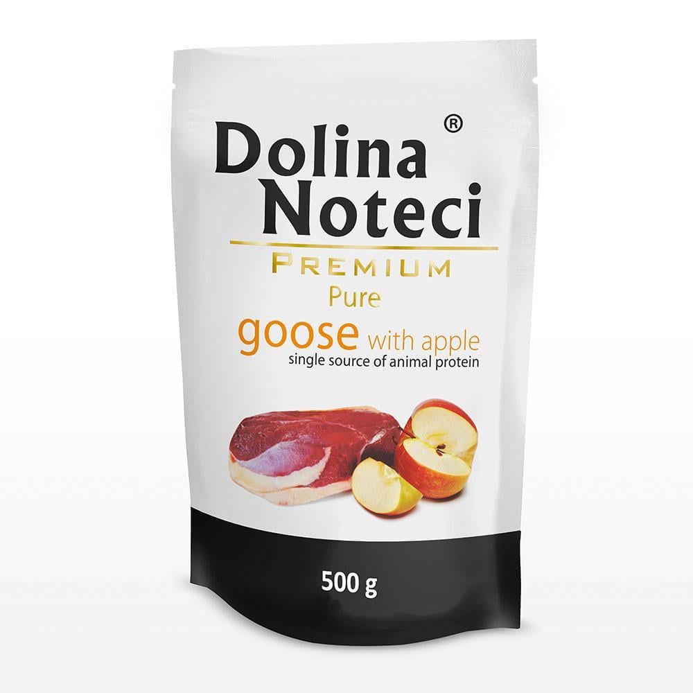 Корм влажный для собак Dolina Noteci Premium Pure с мясом гуся и яблоком 500 г (1737046938)