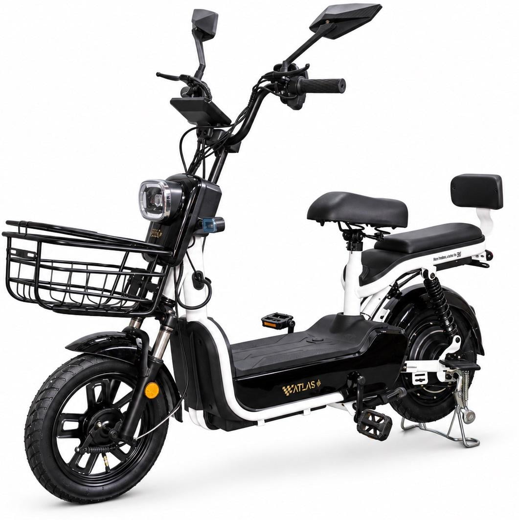 Электровелосипед ATLAS Leaf 350W Black (4043)