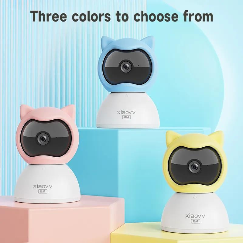 Відеоняня Xiaovv Q2BM на прищепці Жовтий (28780647) - фото 11