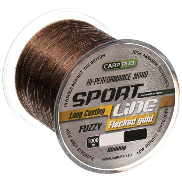 Волосінь Carp PRO Sport Line Flecked 1000 м 0,335 мм Gold (CP2310-0335)