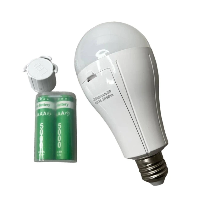 Лампочка LED FAE-3920 E27 20 Вт з 2 акумуляторами 18650 та гачком