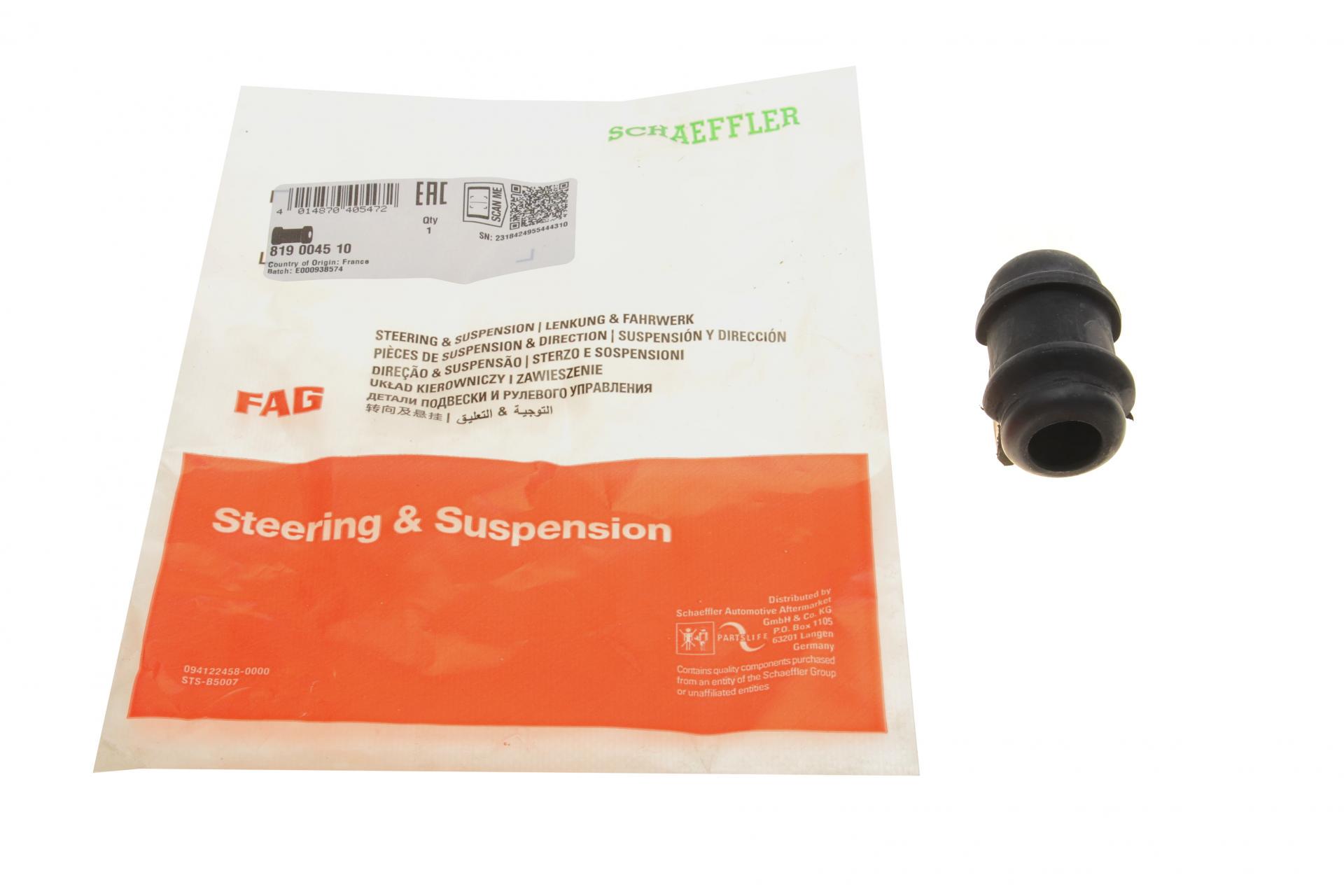 Втулка стабілізатора переднього/наружного FAG Renault Megane 96-03 d 24 мм (819 0045 10)