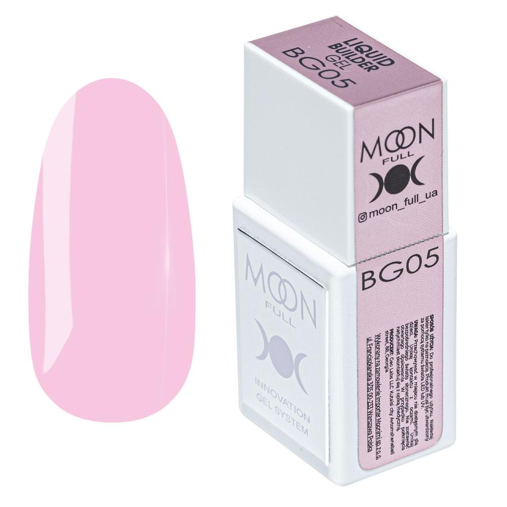 Гель для наращивания моделирующий Moon Full Liquid Builder Gel №BG05 15 мл