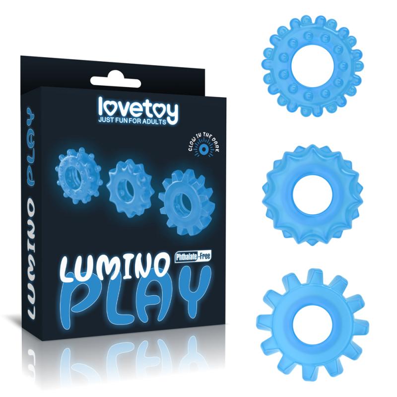 Набор эрекционных колец Lumino Play Penis Ring 3 шт. (1000060195)