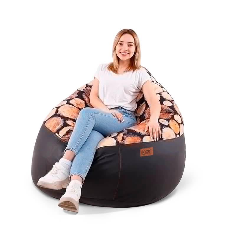 Кресло-мешок SanchoBAG Комфорт 80x110 см Wood (kmk-1007-2)
