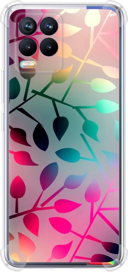 Чехол на Realme 8 Листья (2235sp-2303-42517)
