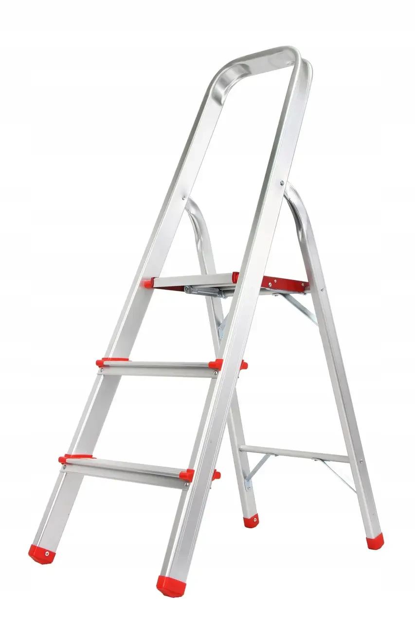Лестница алюминиевая Mar-Pol M85600 3 ступени складная бытовая (M85600)