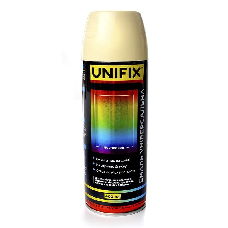 Эмаль универсальная акриловая Unifix 400 мл RAL1001 Бежевый глянец (951014)