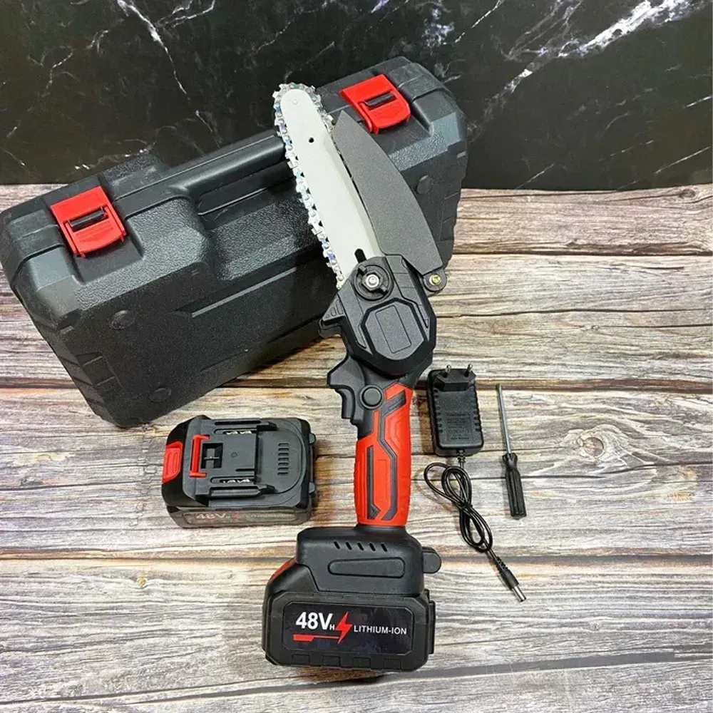 Ланцюгова пила акумуляторна з двома акумуляторами в валізі 6" - фото 13