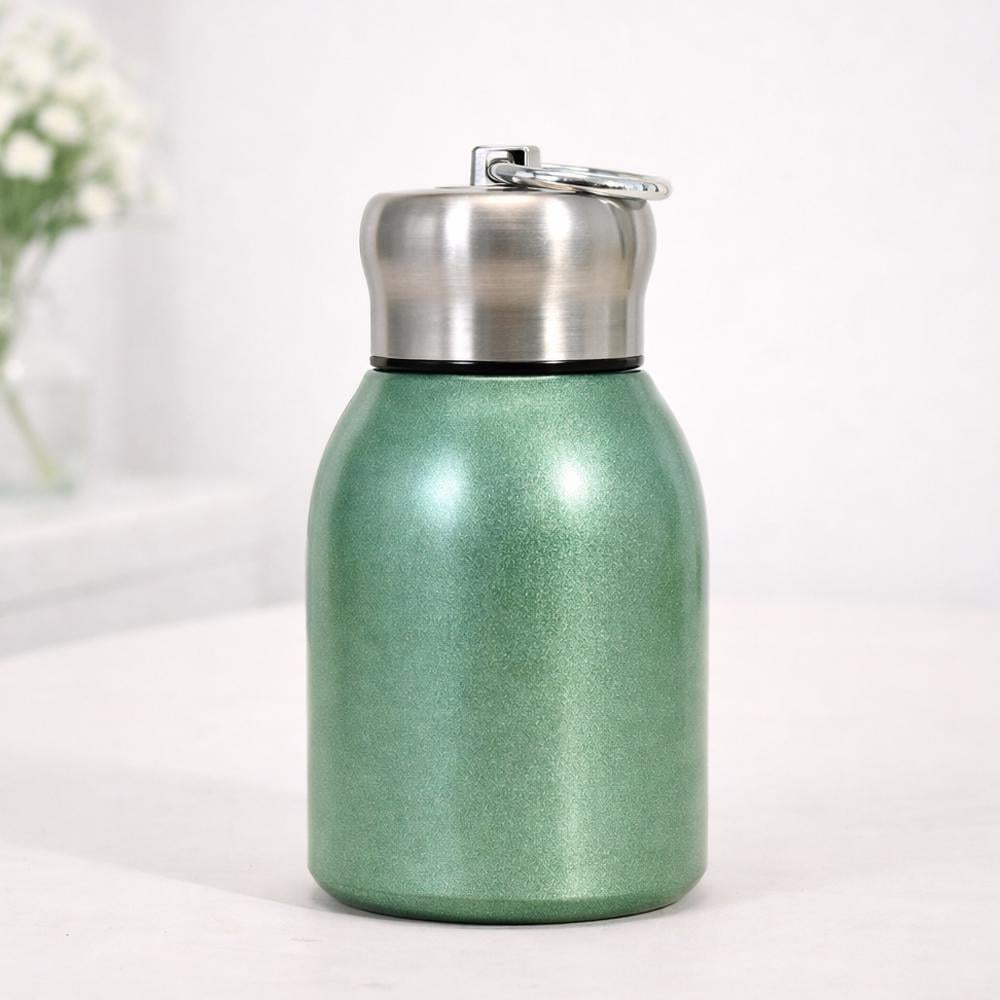 Термос 124705 300 мл із нержавіючої сталі 316 з кришкою і кільцем для перенесення Зелений Термос 124705 300 мл із нержавіючої сталі 316 з кришкою і кільцем для перенесення Зелений