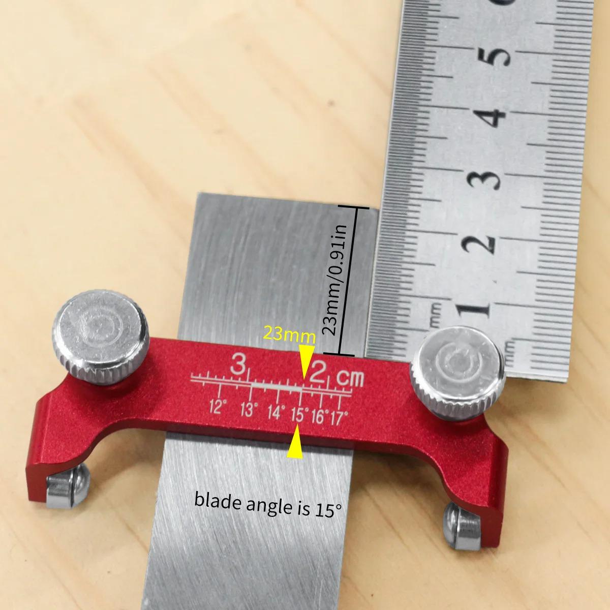 Шаблон регулируемый для заточки стамесок/зубил/лезвий рубанка (334261) - фото 6