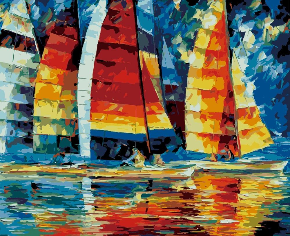 Картина по номерам Идейка Регата 40x50 см (skl-КНО1015)