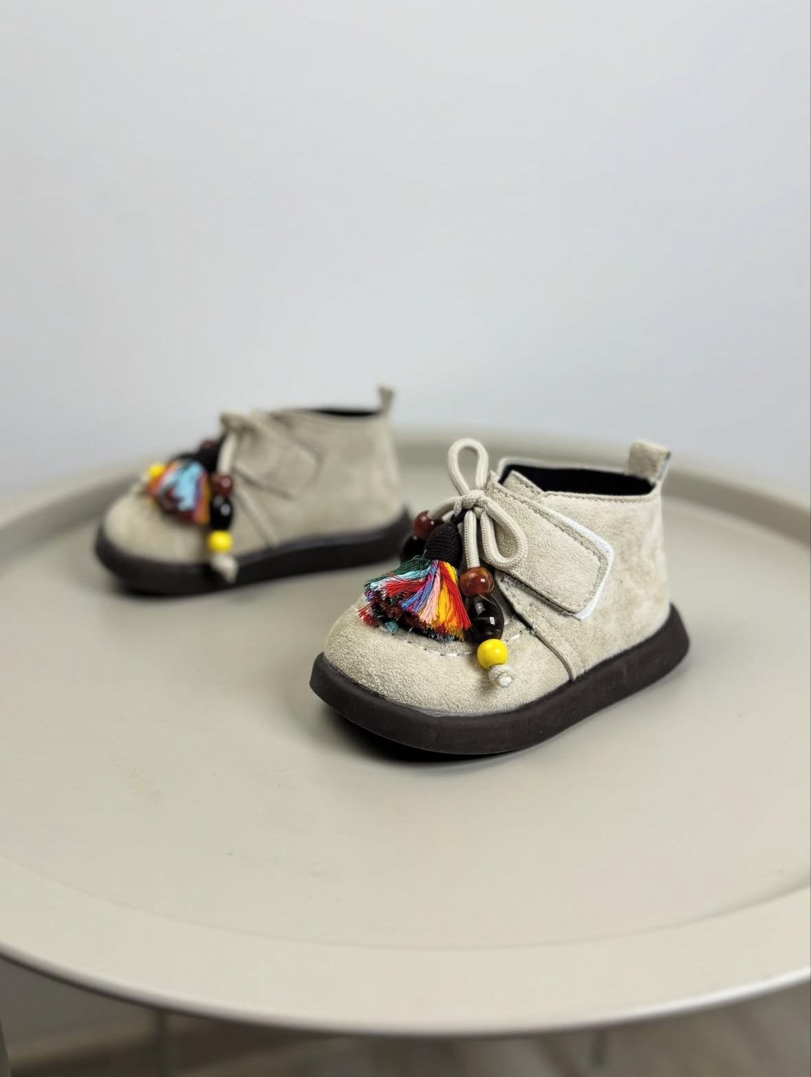 Ботинки детские осенние 1610 р. 23 Бежевый (29695663)