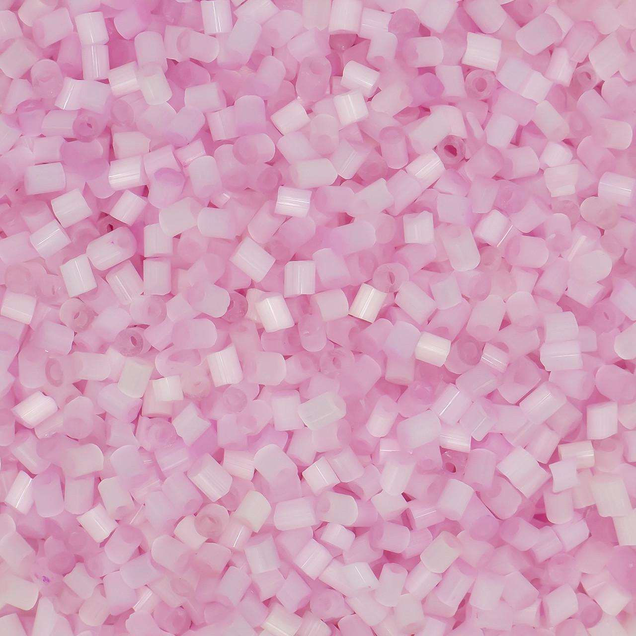 Бисер рубка сатин 2 мм 25 г Светло-розовый (БР0002р09)