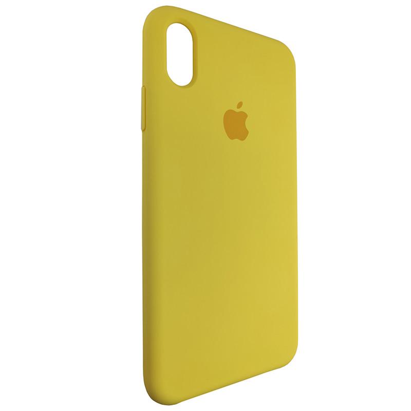 Чехол Copy Silicone Case iPhone XS Max Yellow  (29caa1-2034)