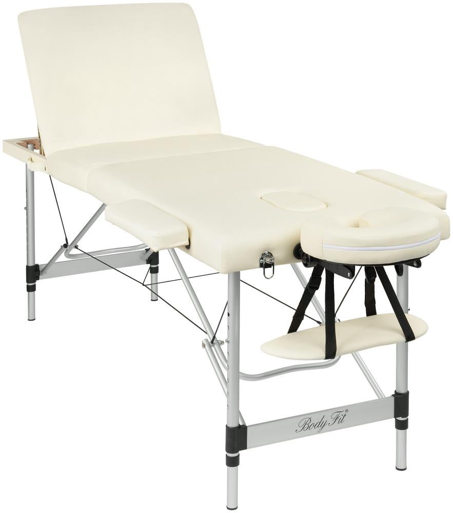 Массажный стол алюминиевый BodyFit 60 см Бежевый (32407216)