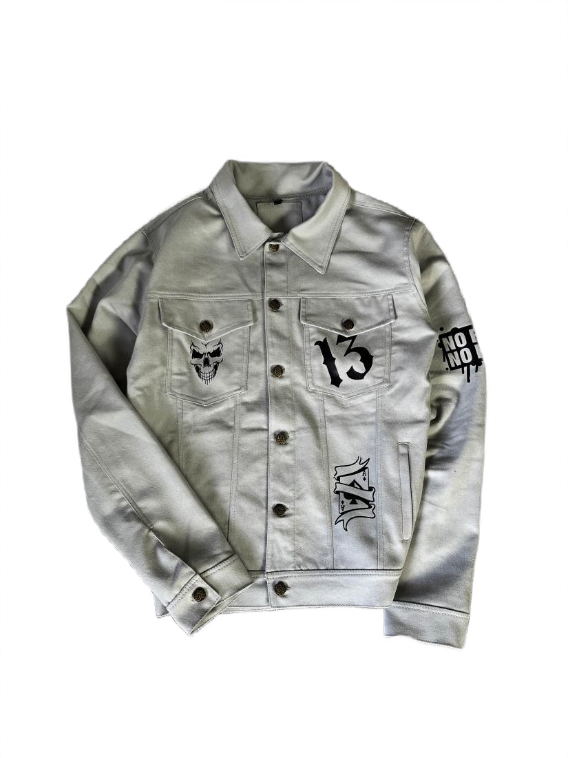 Куртка джинсовая 4-028 L Серый (21312)