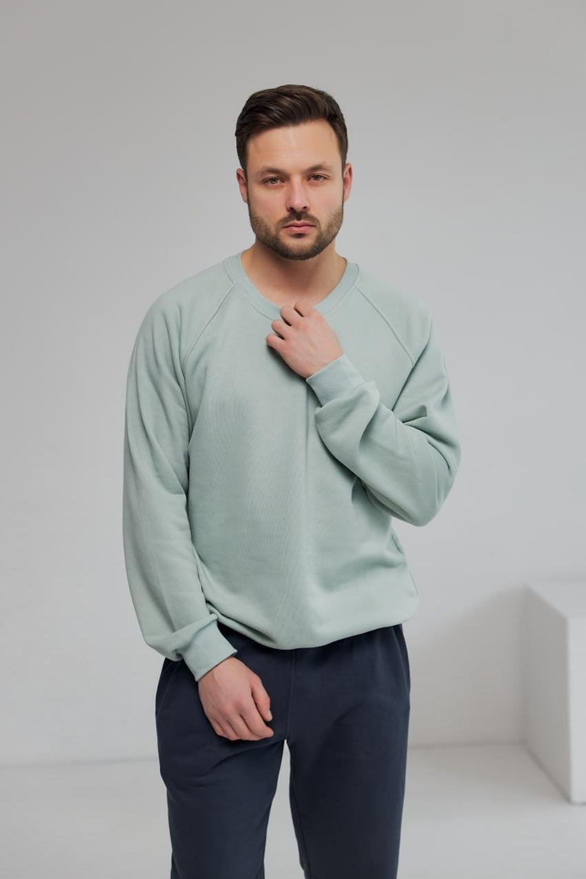 Світшот чоловічий М138.3 XXL Оливковий світлий (601-1-64)