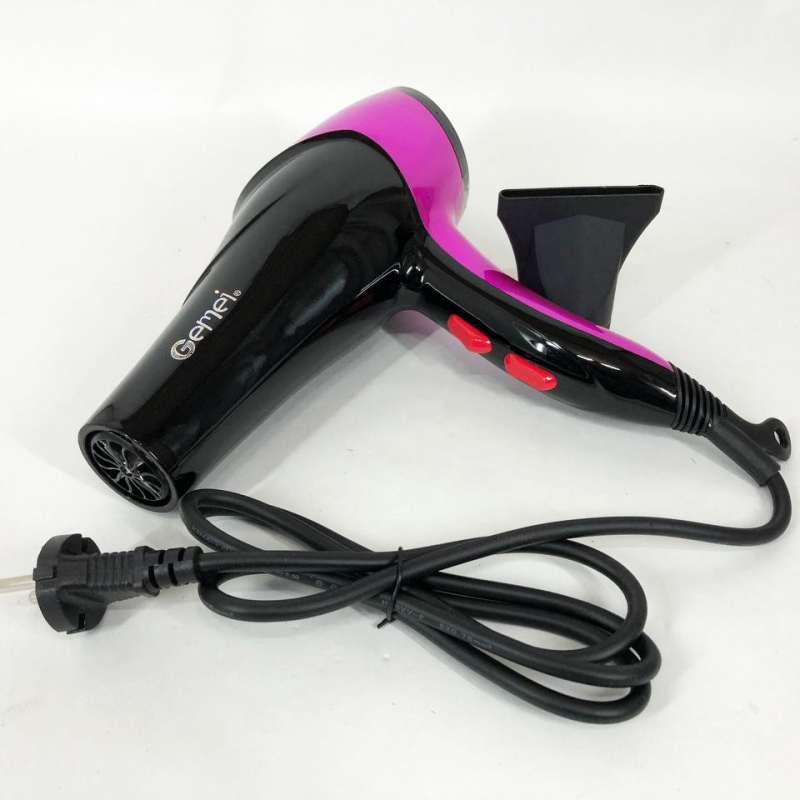 Фен для волос Gemei GM-1766 2600 Вт Purple (tf4352) - фото 5