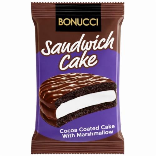 Печенье Bonucci шоколадное из маршмеллоу 6х24 шт. 23 г (32551326)