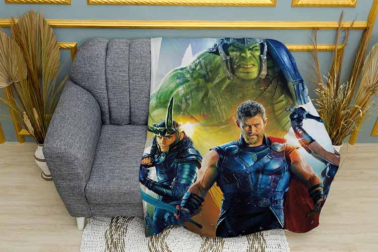 Плед Thor Ragnarok Characters плюш однослойный 150х210 см (112998-1)