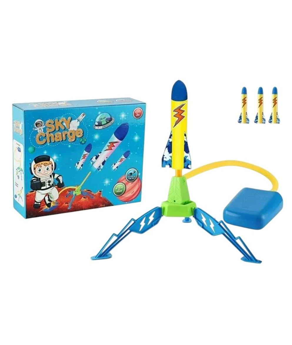 Детский набор для запуска ракет Sky Charge с 3 зарядами ракет (25688874) Детский набор для запуска ракет Sky Charge с 3 зарядами ракет (25688874)